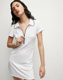 Performance Mesh Polo Dress in>Veronica Beard New