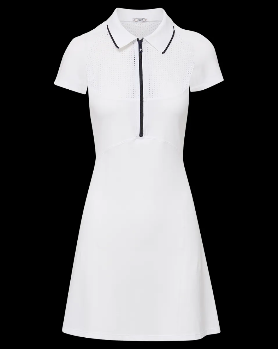 Performance Mesh Polo Dress in>Veronica Beard New