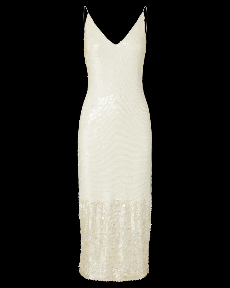 Perla Sequin Midi Slip Dress>Veronica Beard Sale