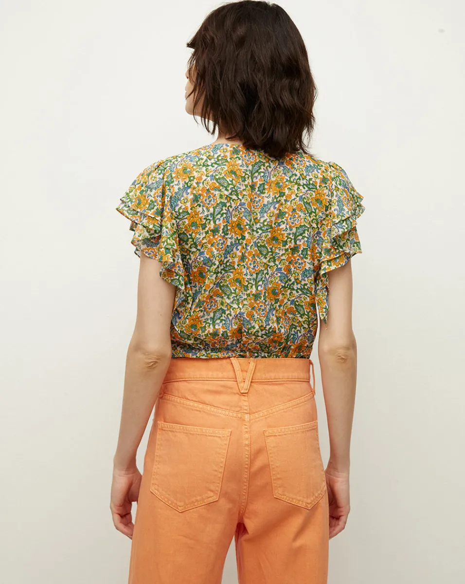 Polly Floral Top>Veronica Beard Outlet
