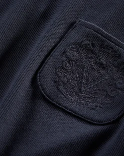 Pruitt Ribbed Tee | Logo Pocket in>Veronica Beard Outlet