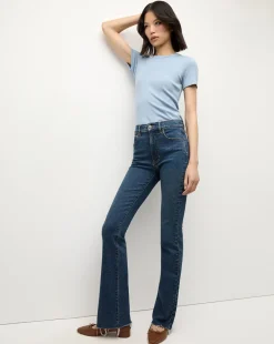 Pruitt Tee in Smoke Blue>Veronica Beard