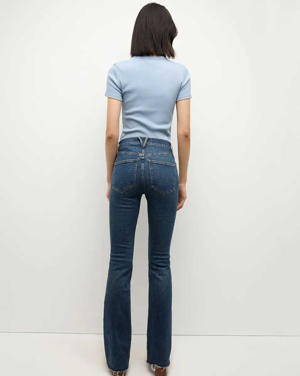 Pruitt Tee in Smoke Blue>Veronica Beard