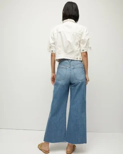 Raina Short-Sleeved Denim Jacket in><noscript><img width=