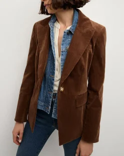 Reagan Corduroy Dickey Jacket in Dark Brown><noscript><img width=