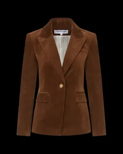 Reagan Corduroy Dickey Jacket in Dark Brown><noscript><img width=