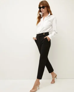 Renzo Slim-Leg Pant>Veronica Beard Sale