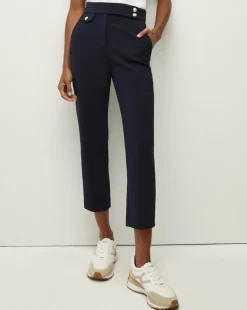 Renzo Slim-Leg Pant>Veronica Beard New