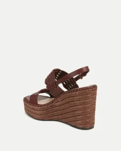 Riya Raffia Wedge Sandal in><noscript><img width=