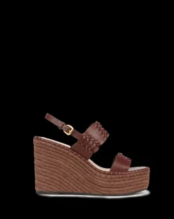 Riya Raffia Wedge Sandal in><noscript><img width=