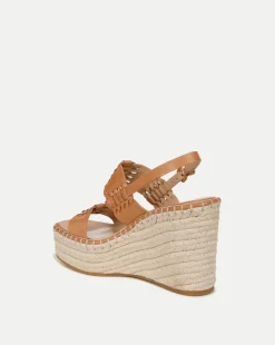 Riya Raffia Wedge Sandal in><noscript><img width=