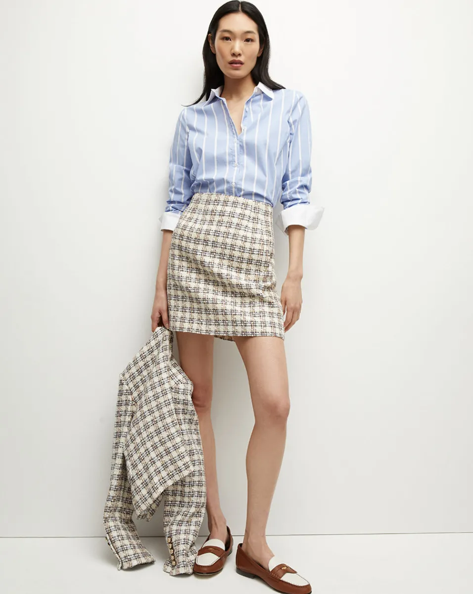 Roman Tweed Skirt in>Veronica Beard Best