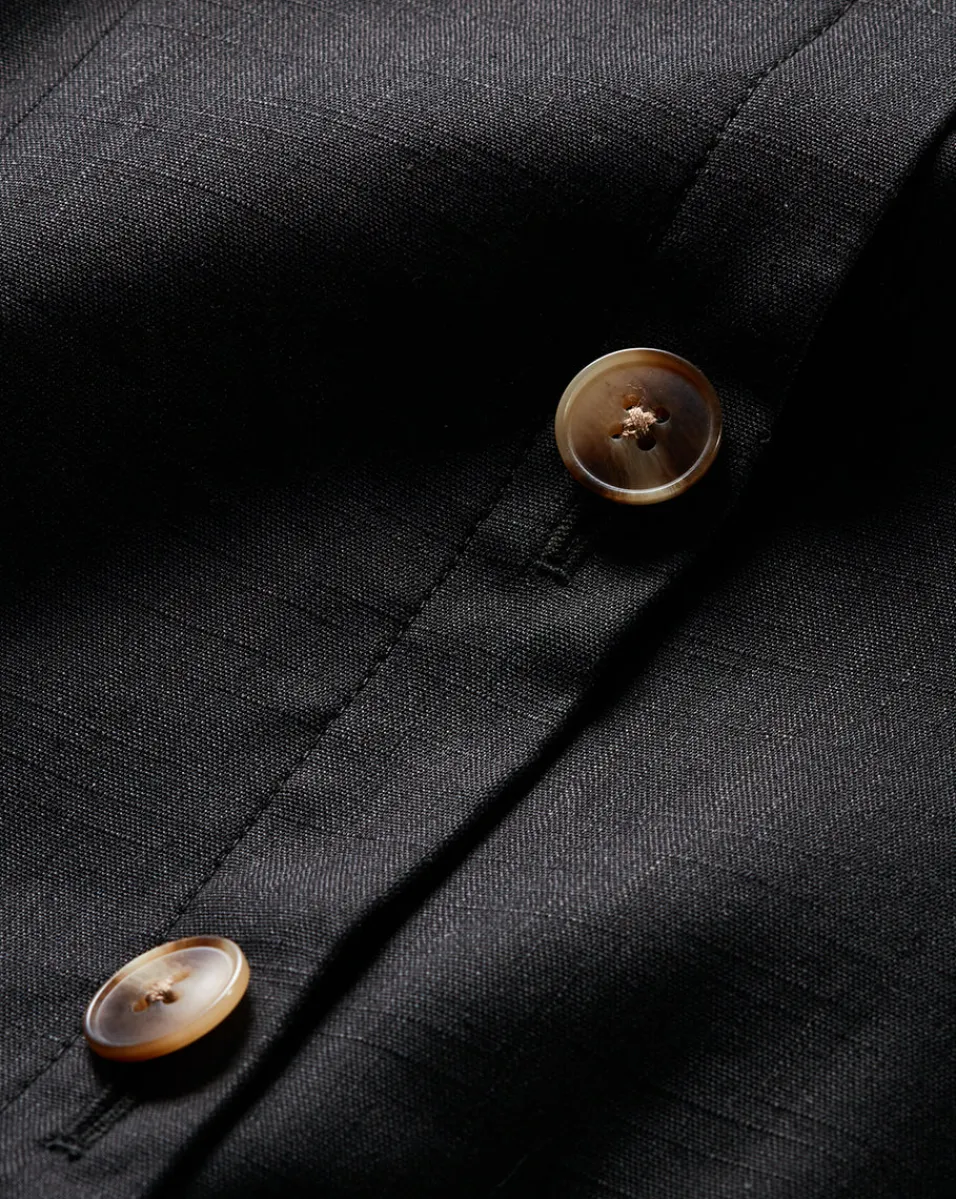 Roxanne Stretch-Linen Shirtdress in>Veronica Beard Clearance