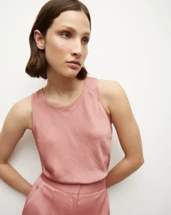 Sabrina Crepe Tank in>Veronica Beard Best