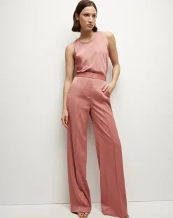 Sabrina Crepe Tank in>Veronica Beard Best