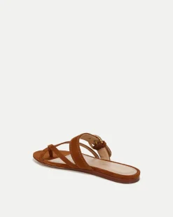 Salva Suede Crisscross Sandal in><noscript><img width=