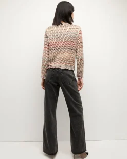 Sariyah Knit Jacket in Red Multi><noscript><img width=