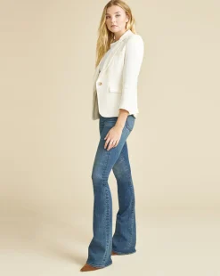 Schoolboy Linen Dickey Jacket>Veronica Beard Sale