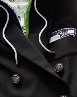 Seattle Seahawks Dickey Jacket in Navy/Silver><noscript><img width=