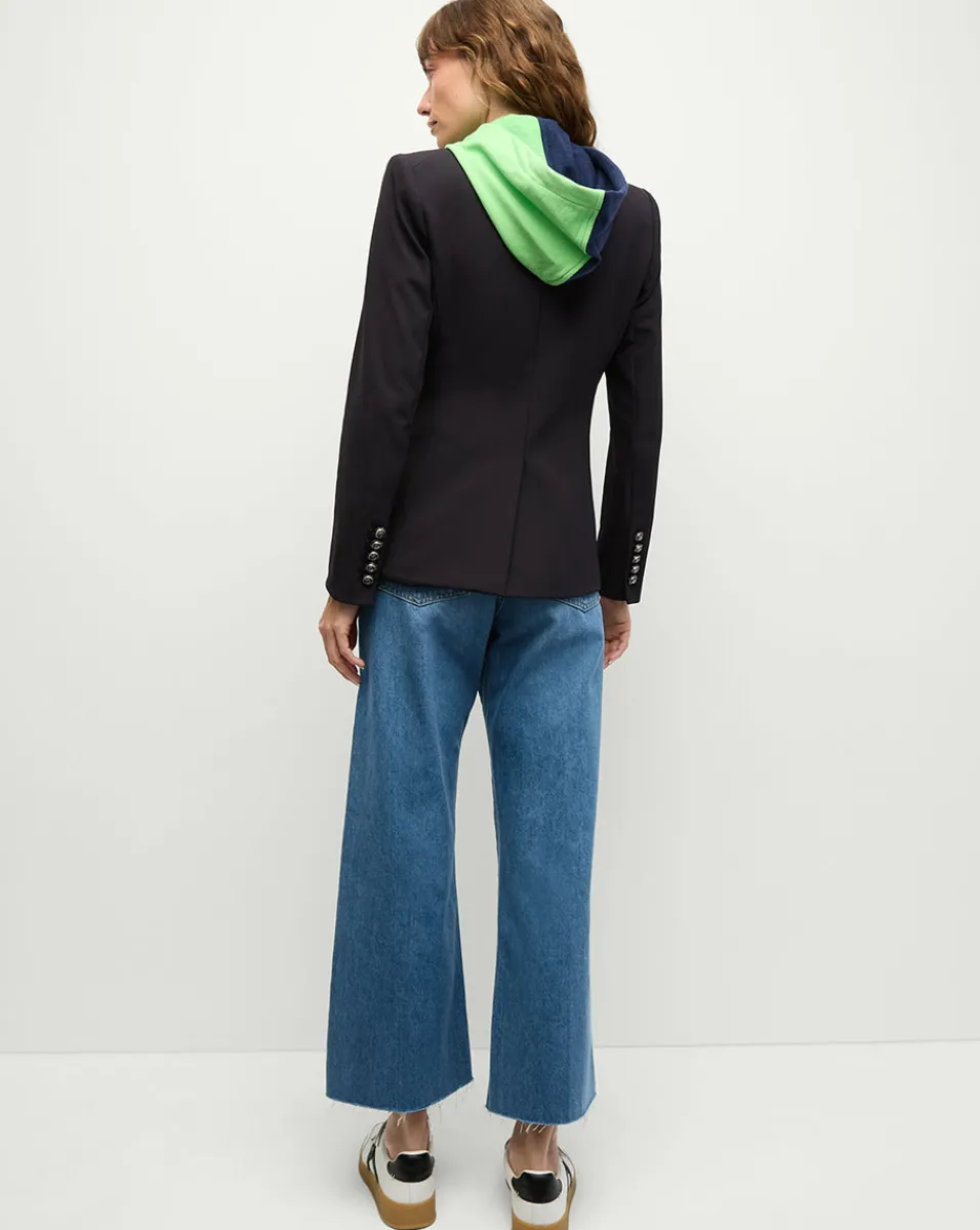 Seattle Seahawks Dickey Jacket in Navy/Silver>Veronica Beard Outlet