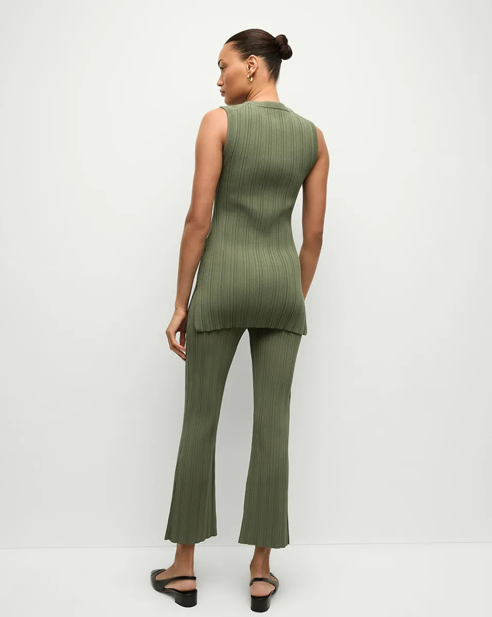 Semma Sweater in Stone Army>Veronica Beard Sale