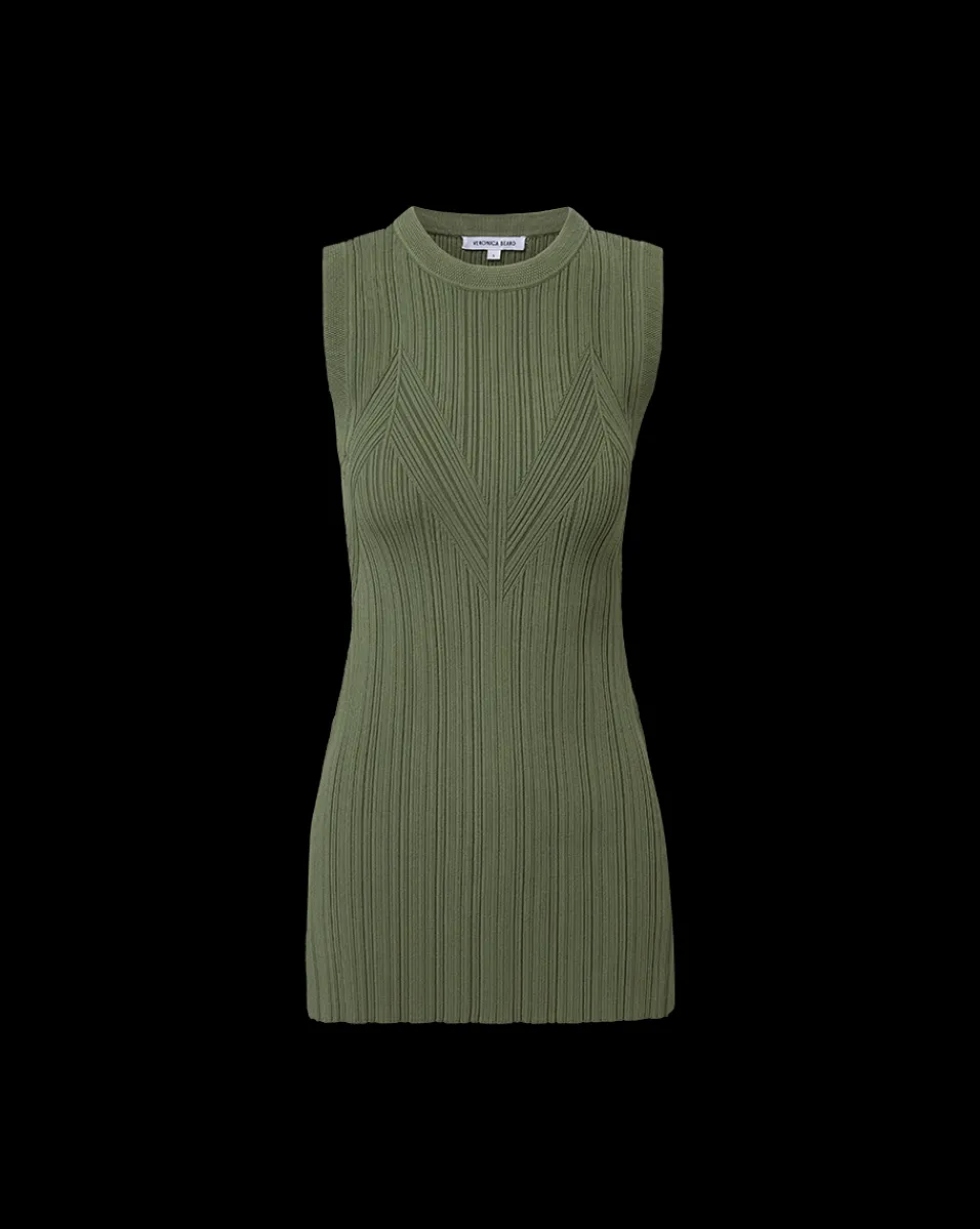 Semma Sweater in Stone Army>Veronica Beard Sale