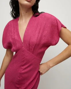 Seymour Silk V-Neck Dress><noscript><img width=