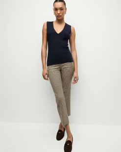 Sid V-Neck Sleeveless Pullover in>Veronica Beard Online