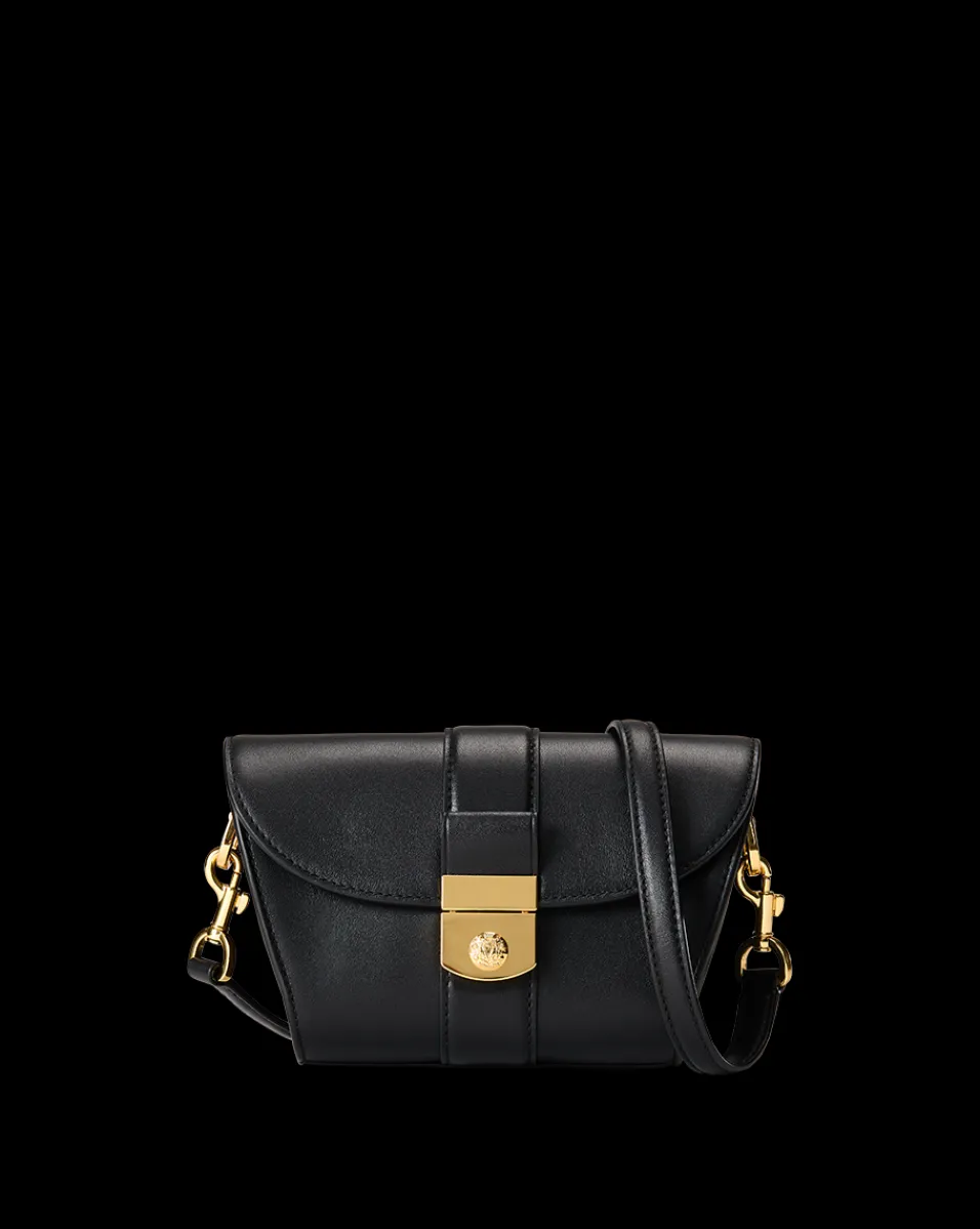 Small Crest Lock Trap Bag in>Veronica Beard Hot