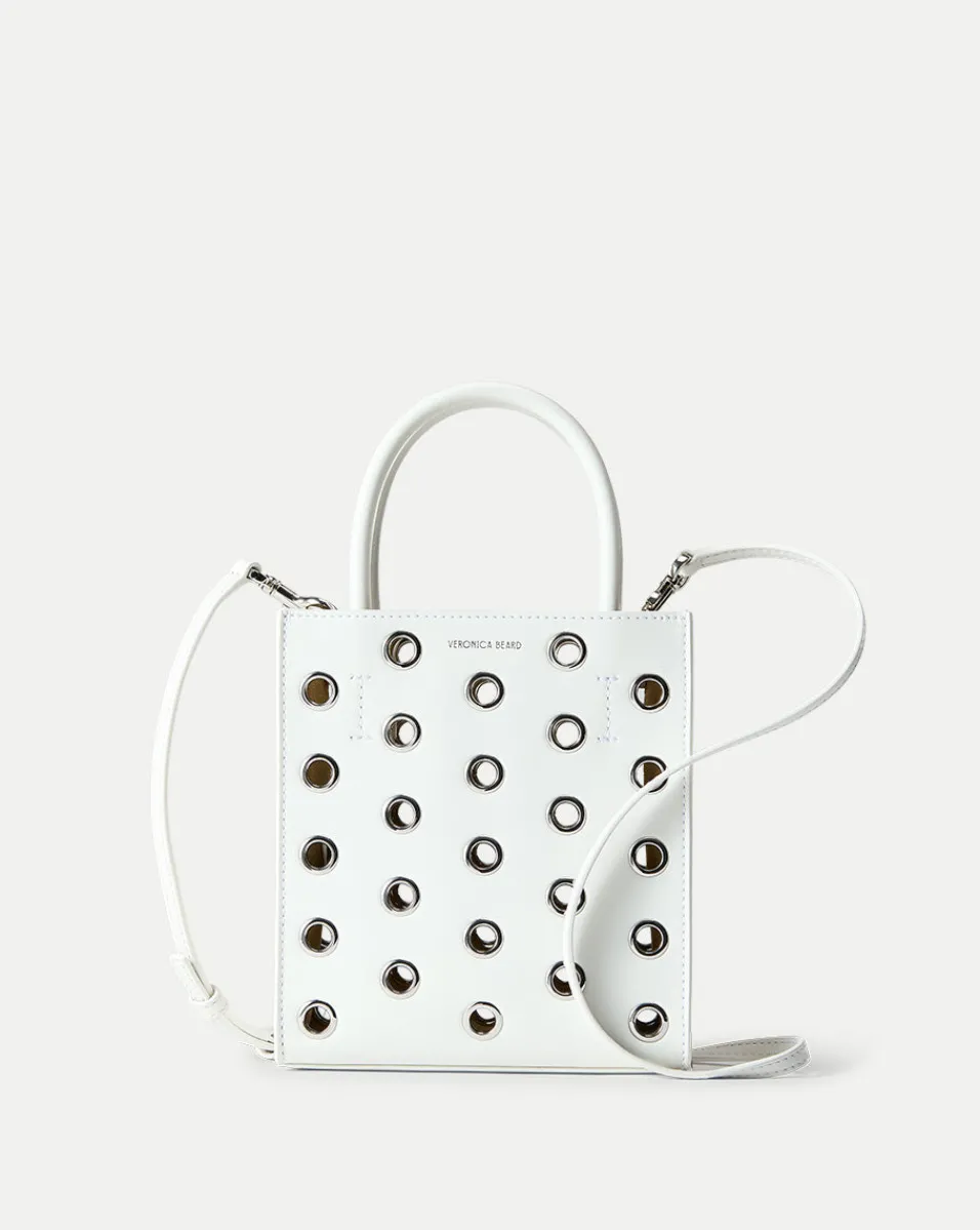 Small Grommet Shopper in Off-White>Veronica Beard New