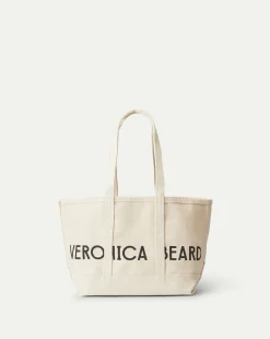 Small Logo Canvas Tote in>Veronica Beard Sale
