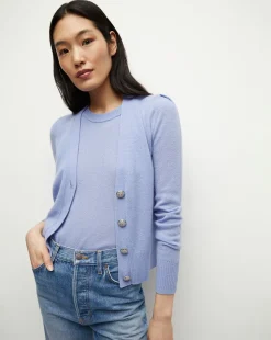Solene Cashmere Cardigan in>Veronica Beard Sale
