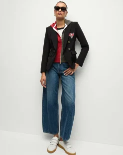 Tampa Bay Buccaneers Dickey Jacket in Black/Gold>Veronica Beard Sale