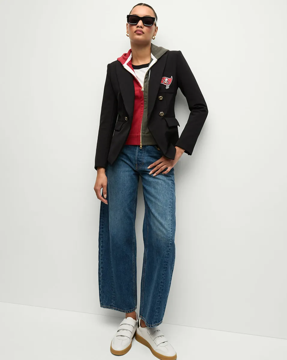 Tampa Bay Buccaneers Dickey Jacket in Black/Gold>Veronica Beard Sale