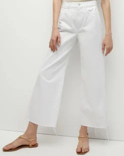 Taylor Cropped Wide-Leg Jean in>Veronica Beard Hot
