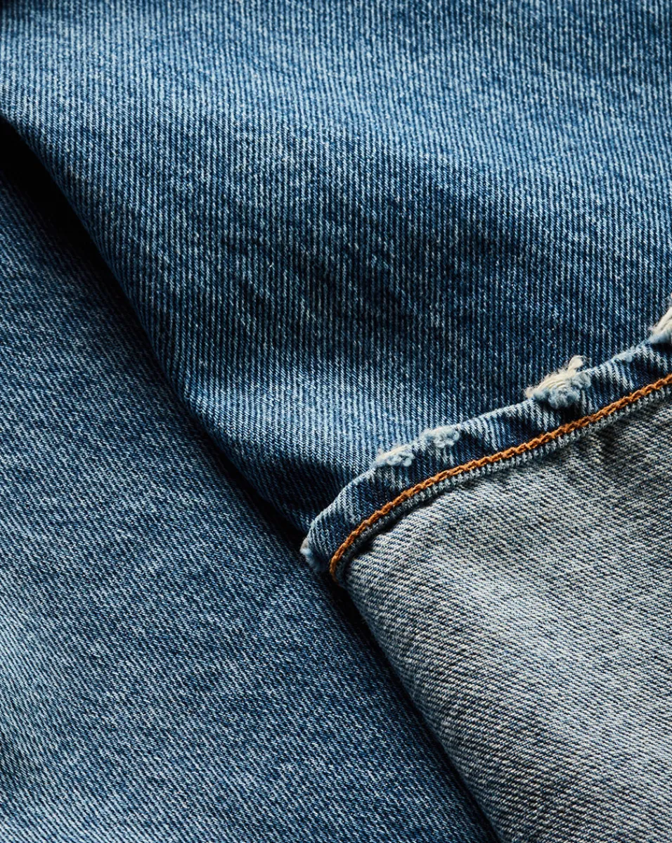 Taylor Cuffed Wide-Leg Jean | Medium Wash Blue Jeans>Veronica Beard New