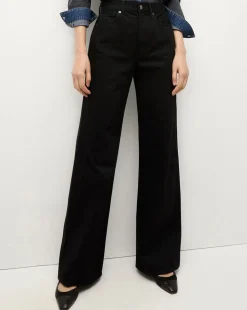 Taylor High Rise Wide Leg in>Veronica Beard Clearance