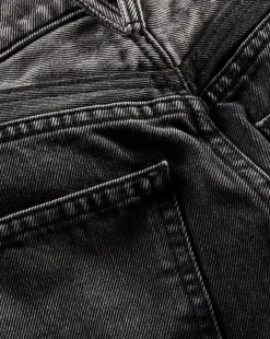 Taylor Two-Tone Cropped Wide-Leg Jean in Volcanic Stone Colorblock><noscript><img width=