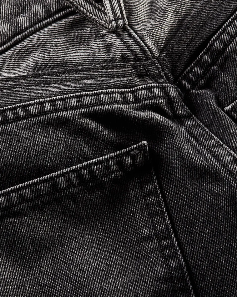 Taylor Two-Tone Wide-Leg Jean in Volcanic Stone Colorblock>Veronica Beard Sale