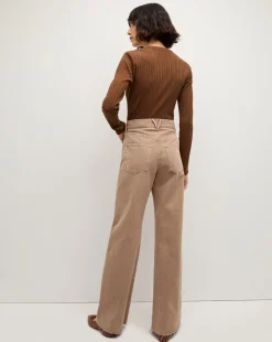 Taylor Wide-Leg Jean in Tan><noscript><img width=