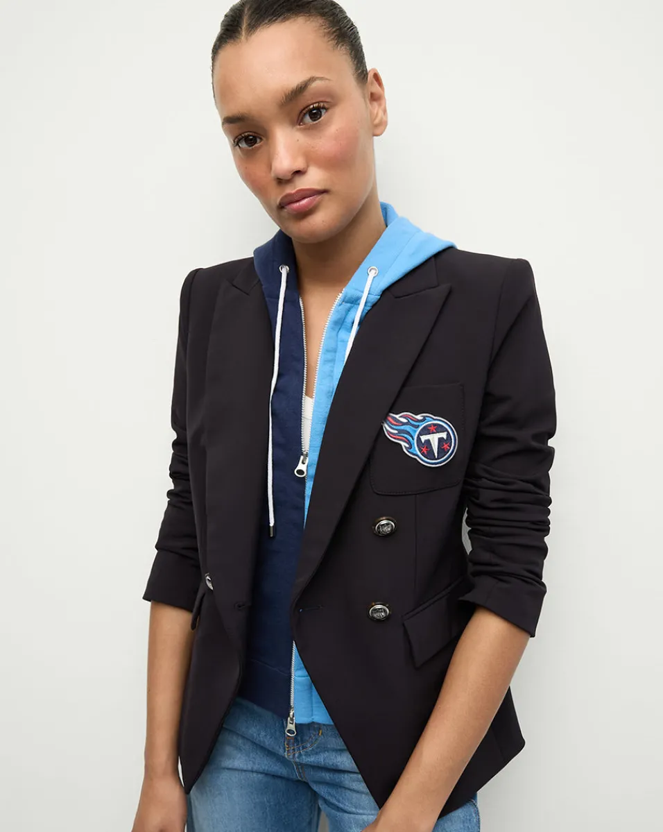 Tennessee Titans Dickey Jacket in Navy/Silver>Veronica Beard New