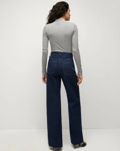 Theresa Ruched Turtleneck><noscript><img width=