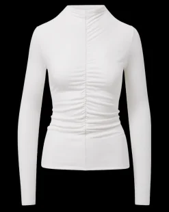 Theresa Ruched Turtleneck><noscript><img width=