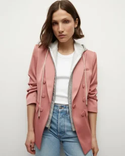 Tomi Satin Dickey Jacket in>Veronica Beard Outlet