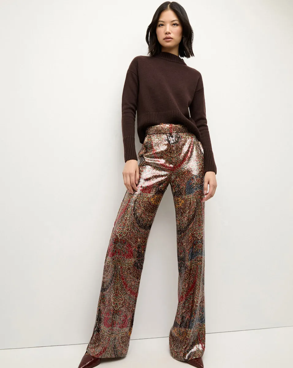 Tonelli Pant in Red Multi>Veronica Beard New
