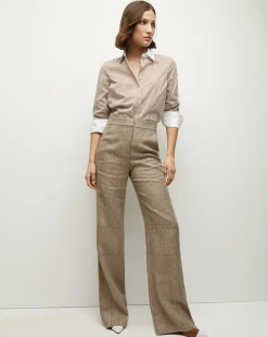 Tonelli Plaid Pant in>Veronica Beard Best