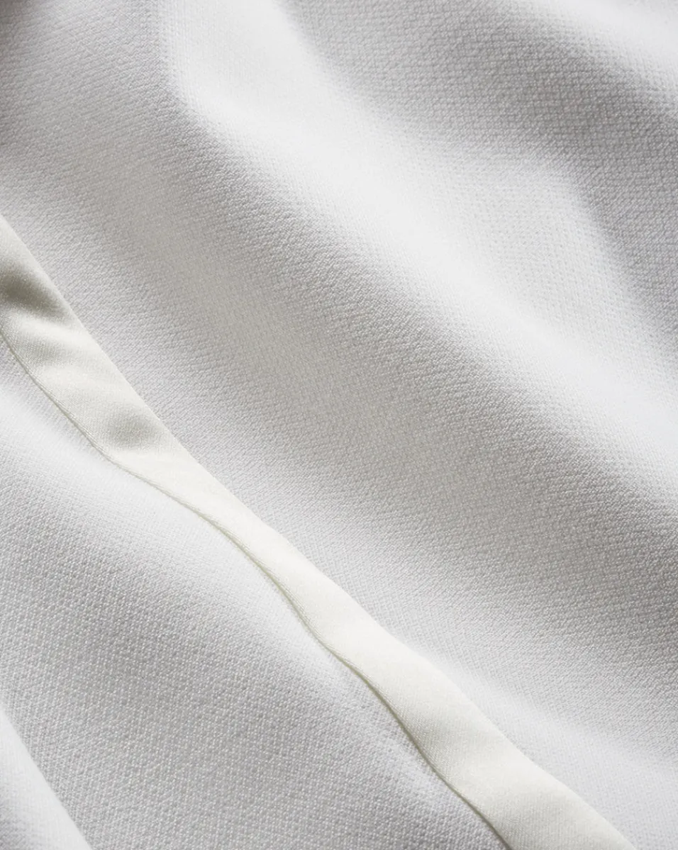 Tonelli Tuxedo Stripe Pant in White>Veronica Beard Clearance