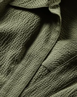 Trisha Cotton Shirtdress in Stone Army>Veronica Beard Hot