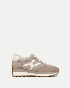 Valentina Shearling Sneaker in>Veronica Beard New