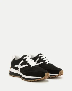 Valentina Sneaker in Black & White>Veronica Beard Outlet
